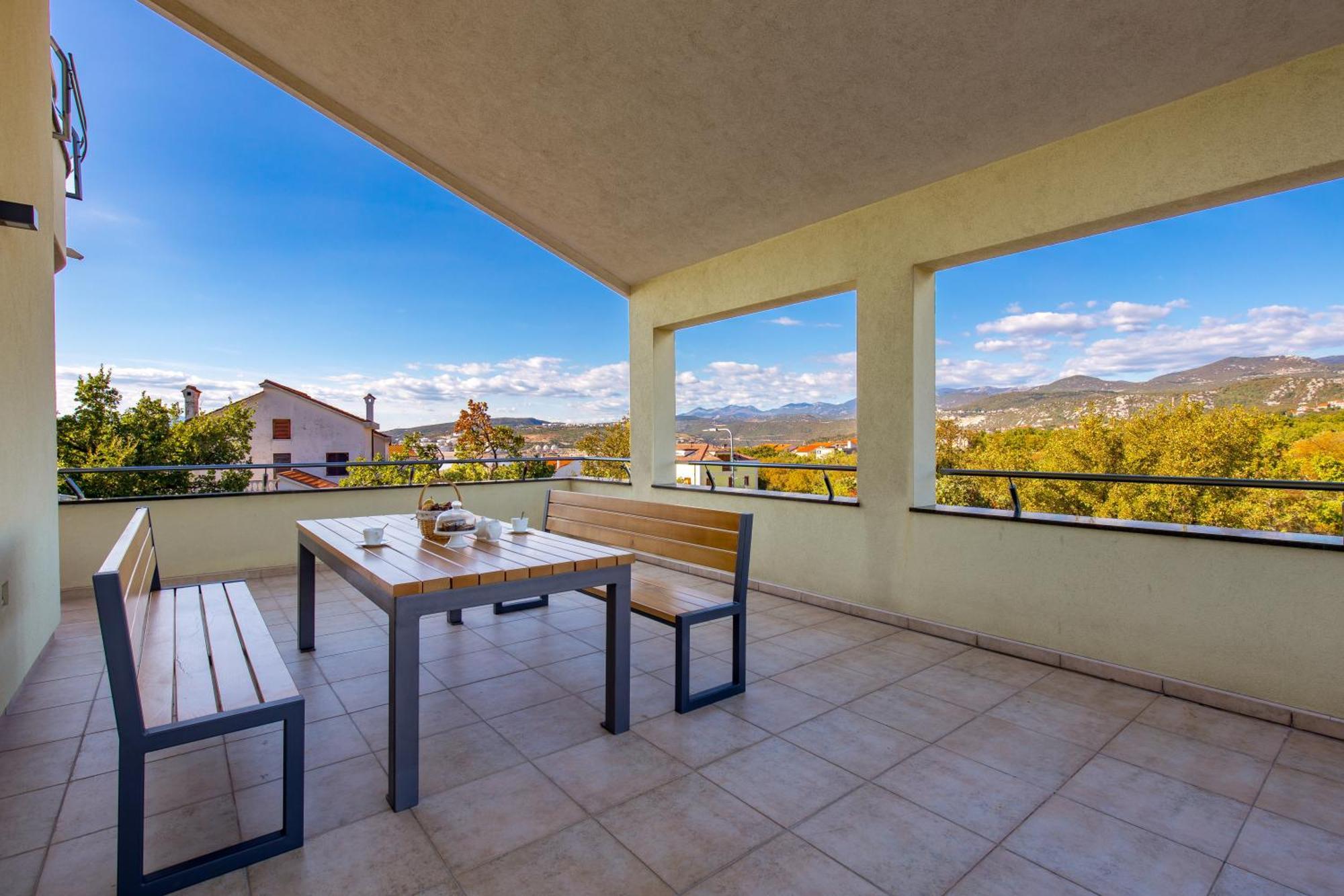 Luxury Villa Ostro With Pool & Krk Bridge View 클랄제비카 외부 사진