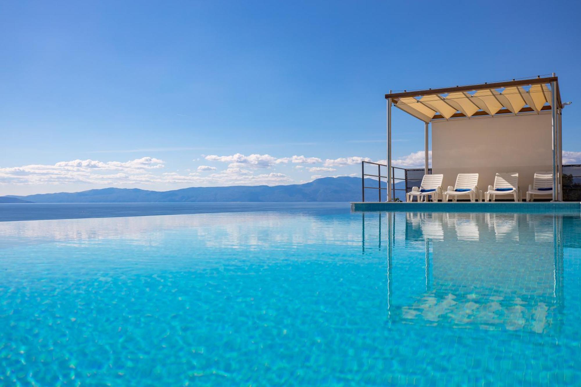 Luxury Villa Ostro With Pool & Krk Bridge View 클랄제비카 외부 사진